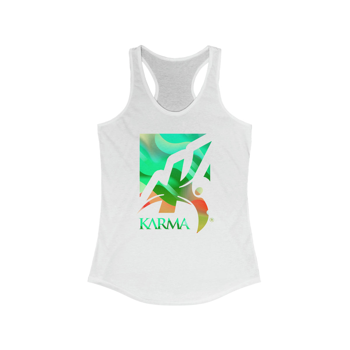 Karma Logo Women's Ideal Racerback Tank