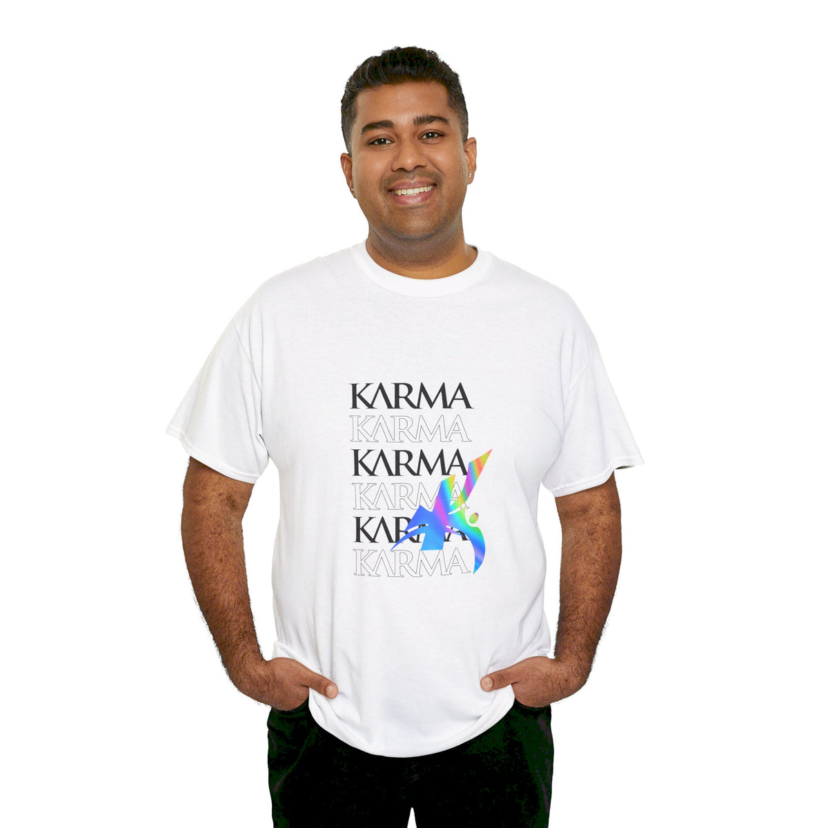 Karma Logo Heavy Cotton Tee