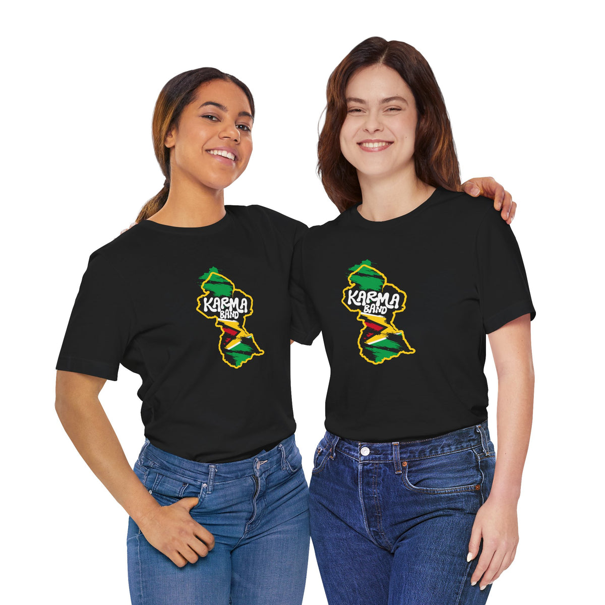 Guyana Map Unisex Jersey Tee - Comfortable Short Sleeve T-Shirt